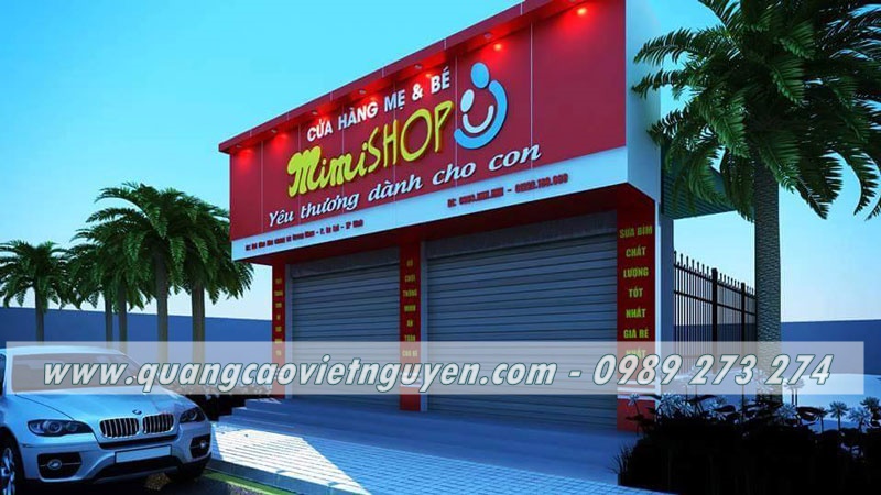 mẫu bảng hiệu shop trẻ em