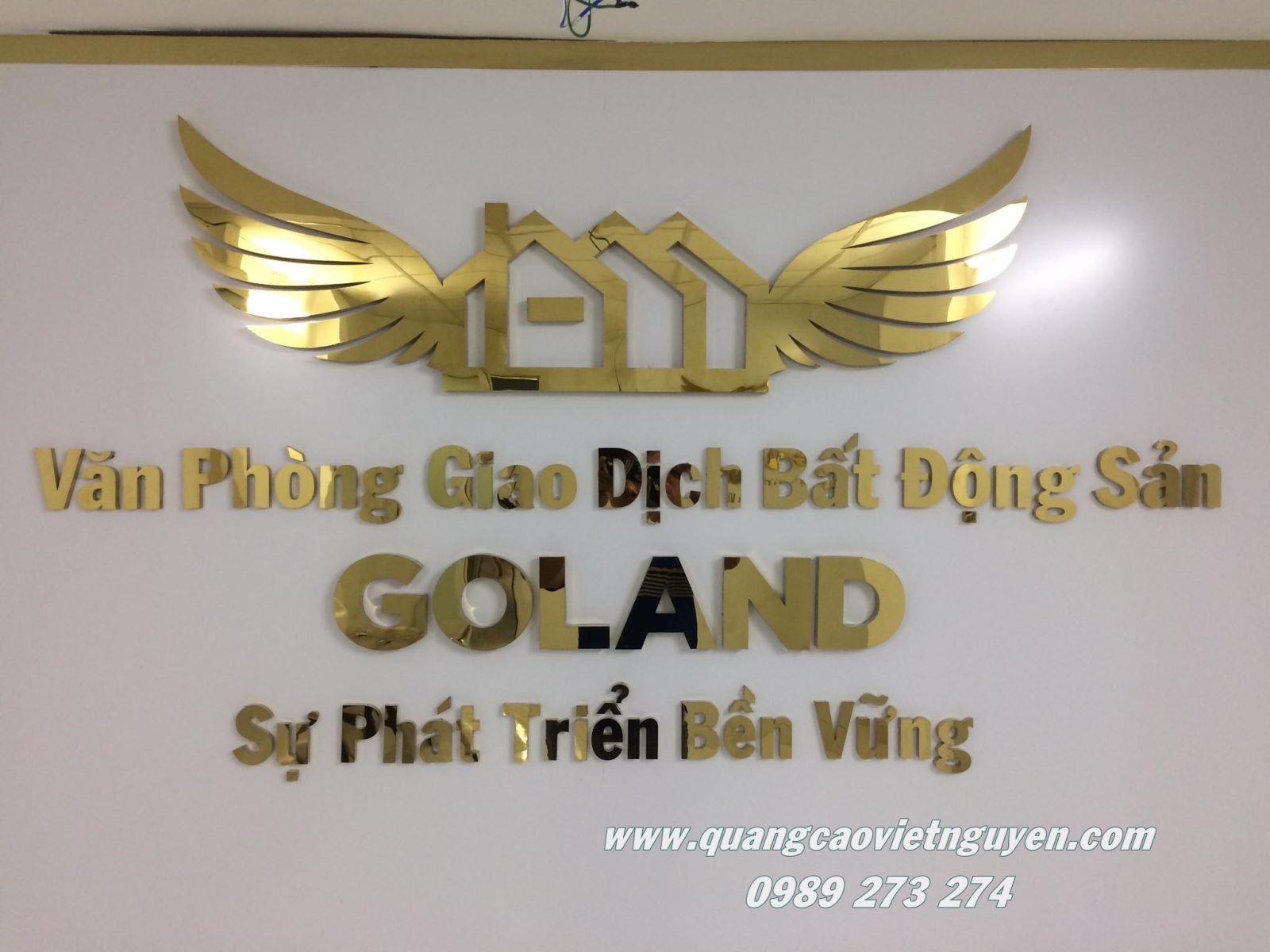 chữ nổi alu gương