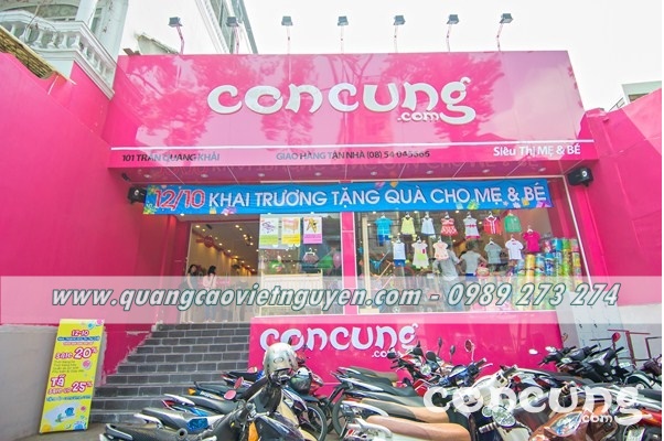 mẫu bảng hiệu shop trẻ em