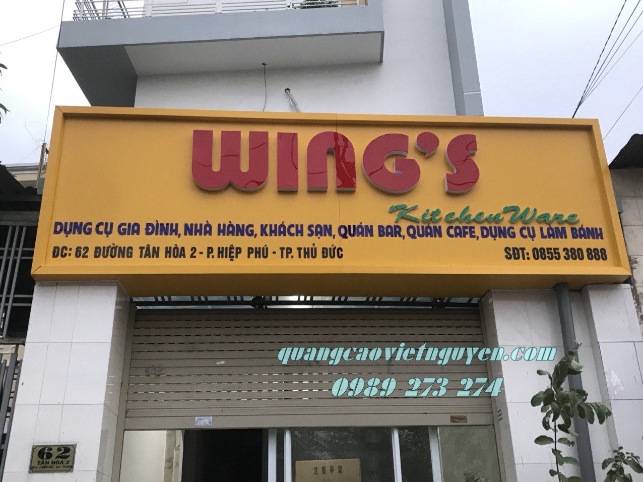 bảng hiệu chữ nổi mica