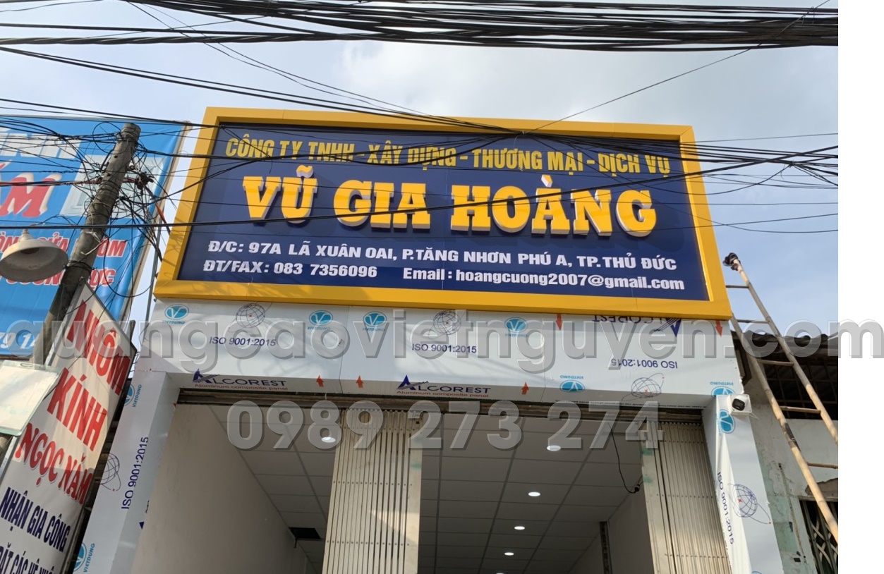 bảng hiệu alu
