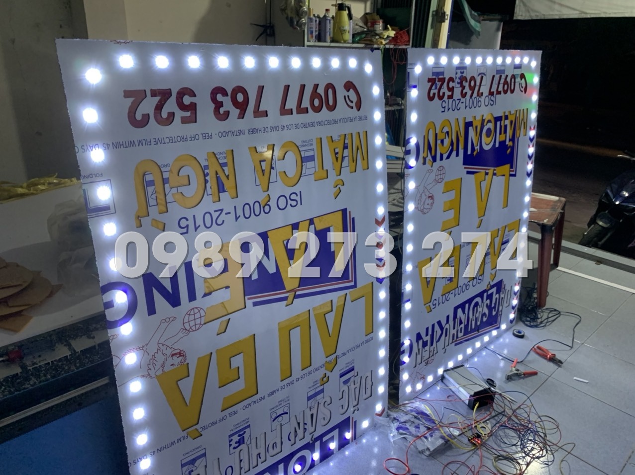 hộp đèn led