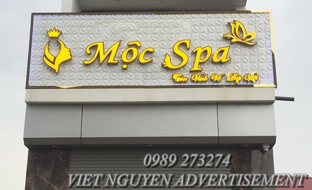 bảng hiệu spa đẹp