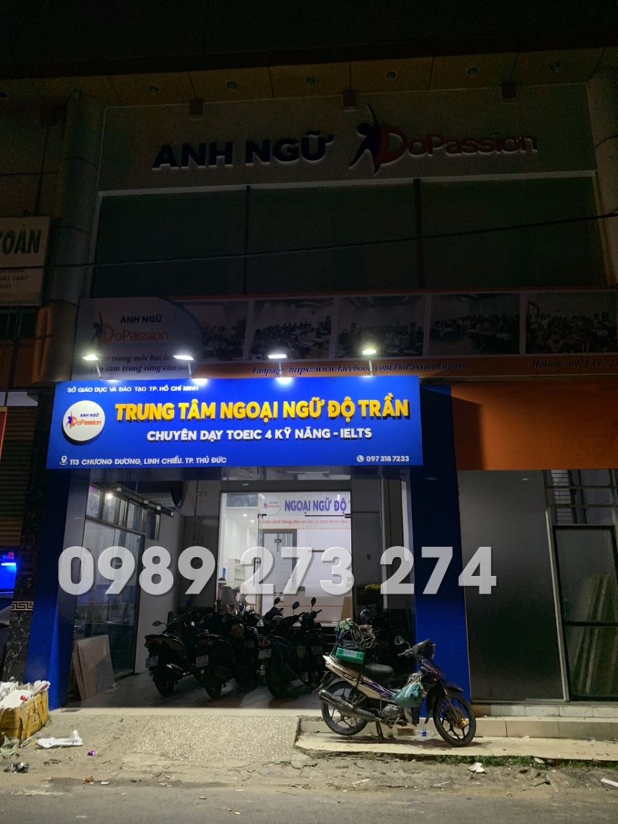 bảng hiệu alu chữ nổi
