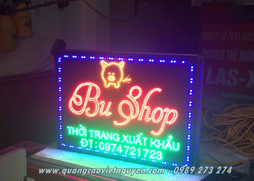 mẫu bảng hiệu shop quần áo đẹp