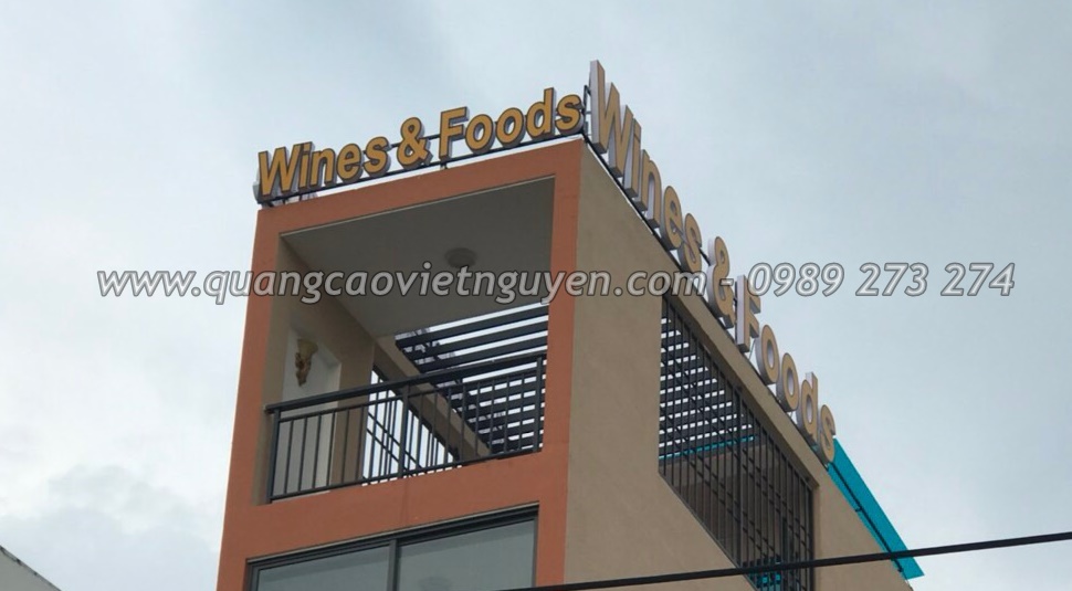 bảng hiệu chữ nổi