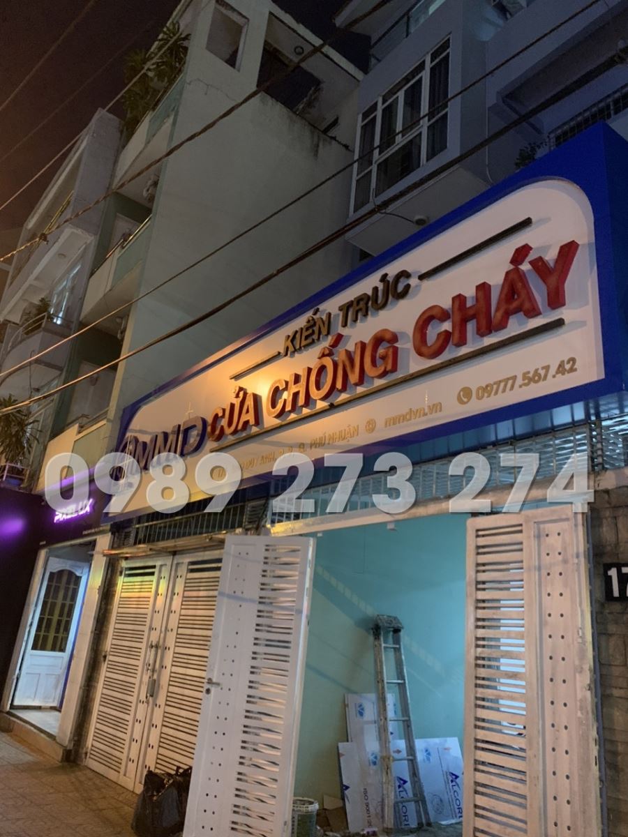 bảng hiệu alu chữ nổi