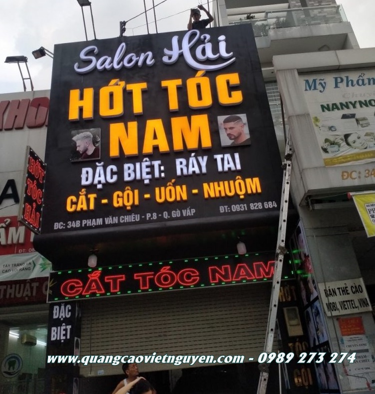 mẫu bảng hiệu tiệm tóc đep