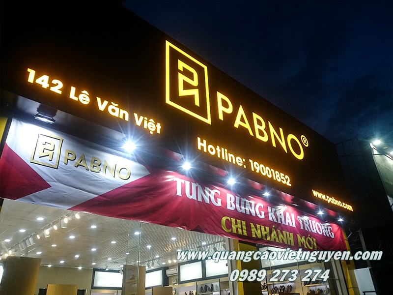 chữ nổi chân fomex