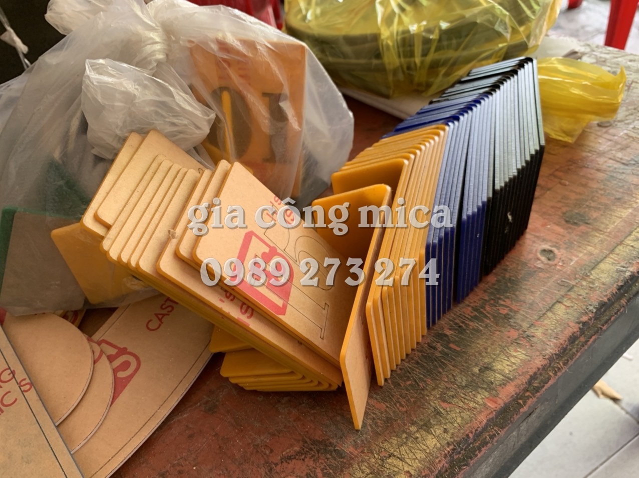 gia công mica