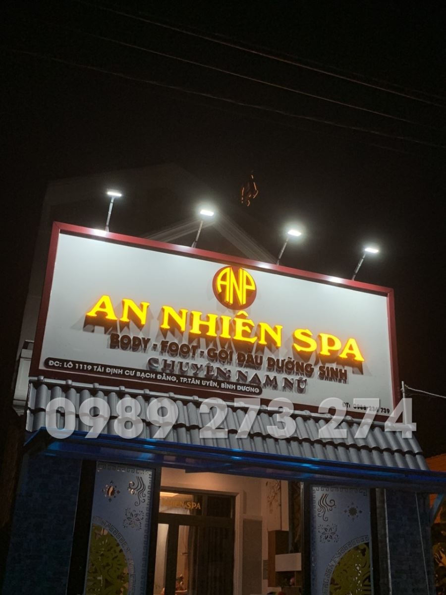 bảng hiệu spa