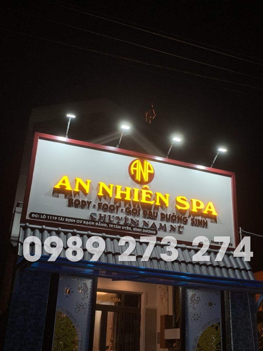 bảng hiệu spa đẹp