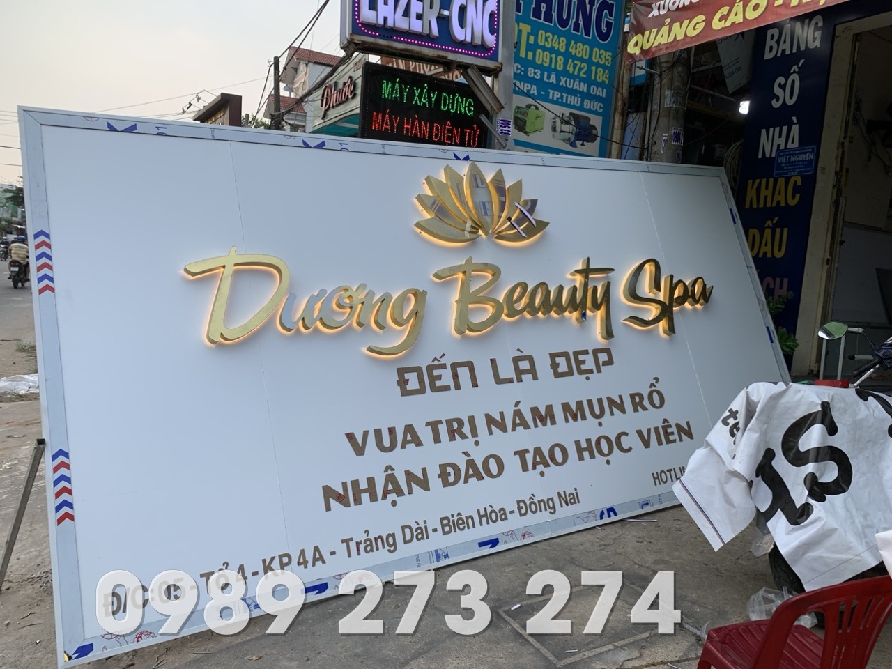 bảng hiệu spa