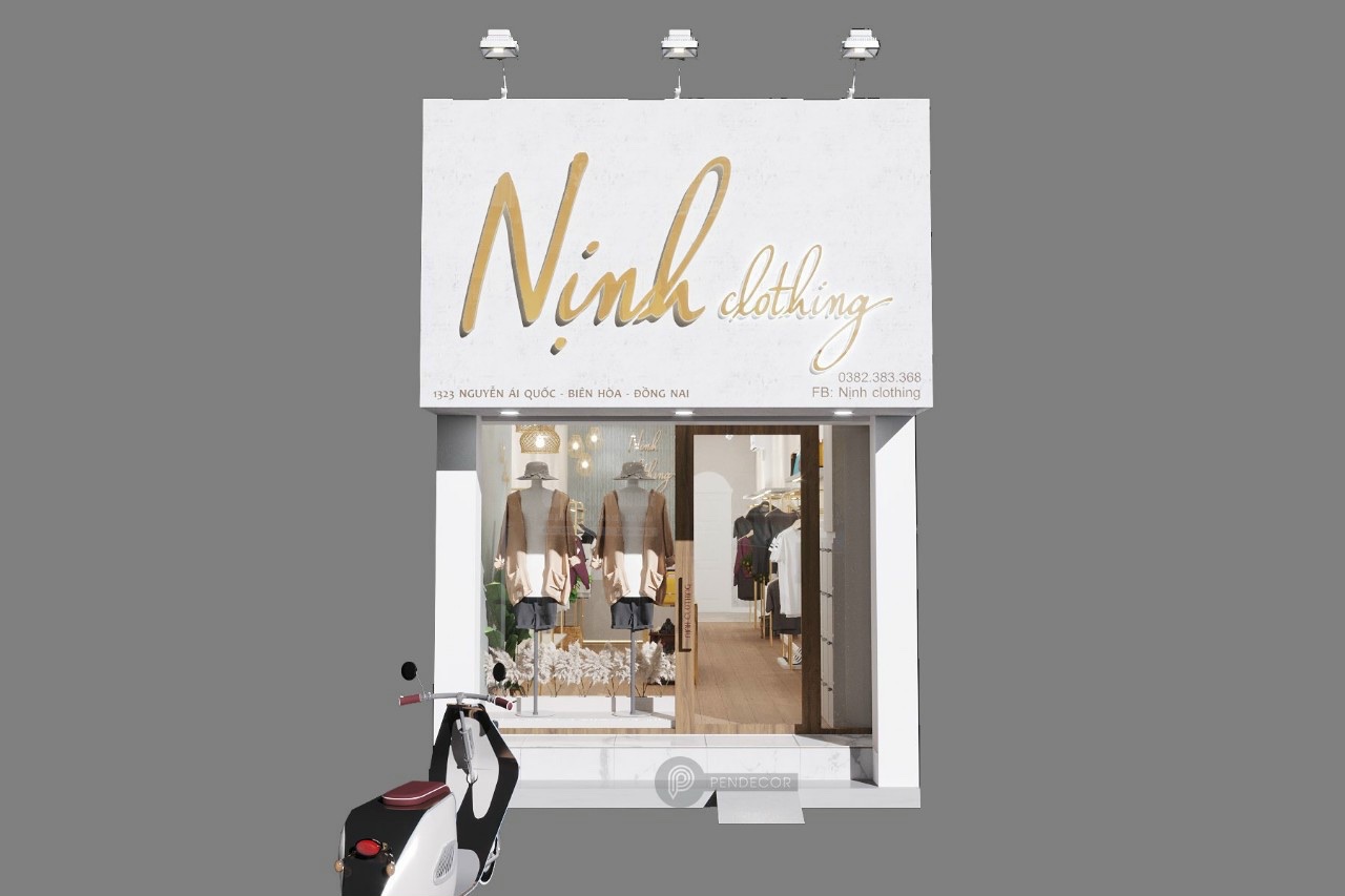 mẫu bảng hiệu shop quần áo đẹp